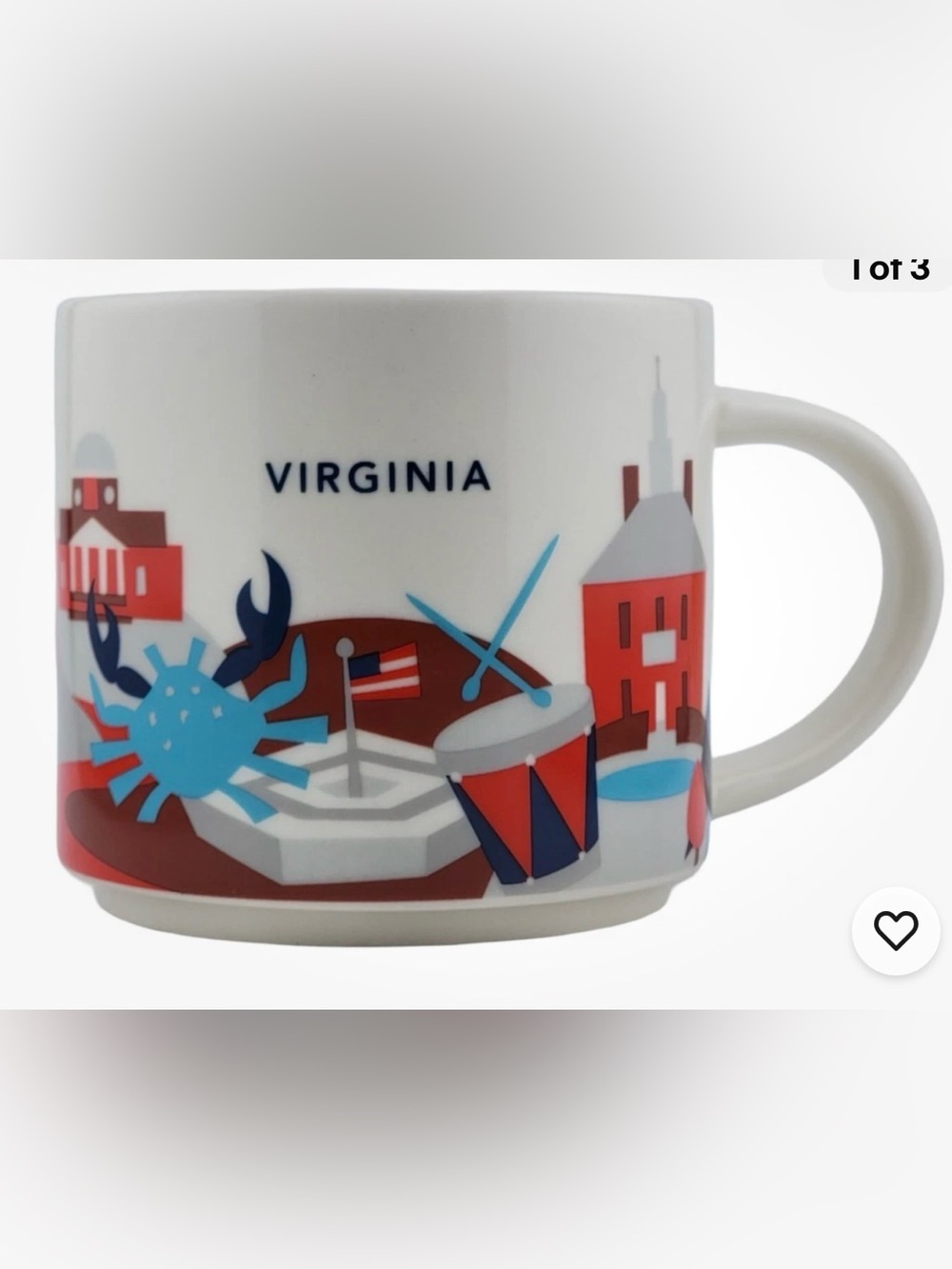 Starbucks Virginia You are Here Collection Mug